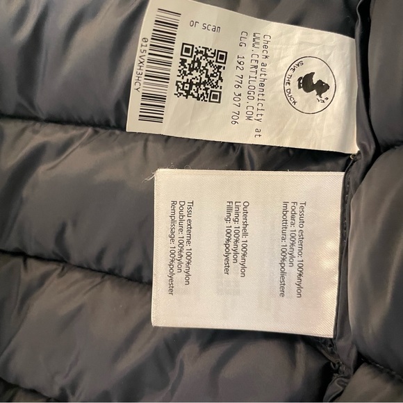 EUC Save The Duck Ultra Light Jacket 100% Animal Free Women’s 1/S Olive Green - Picture 3 of 5